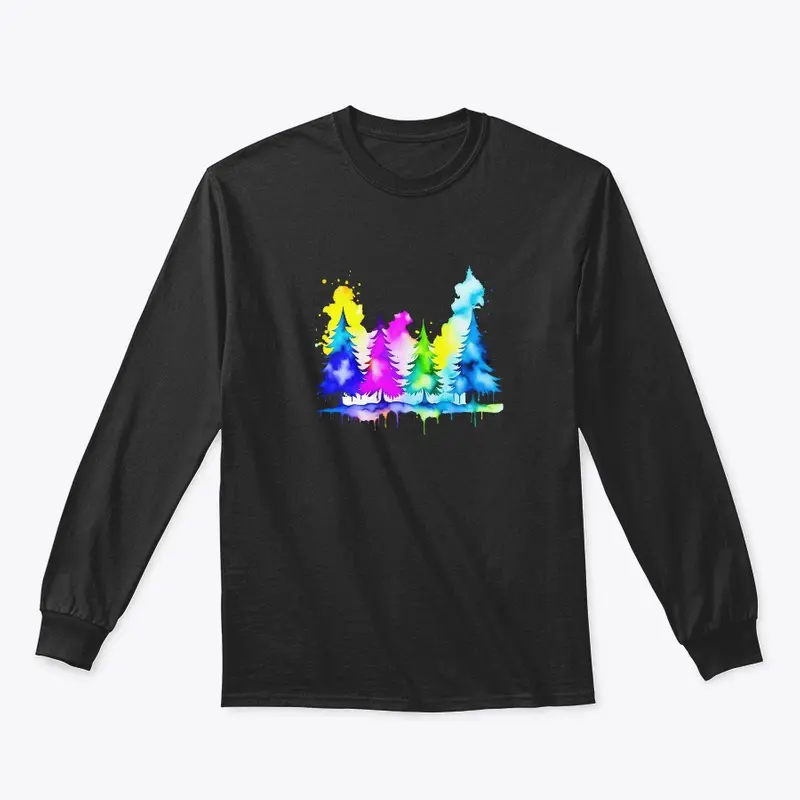 Colorful christmas tshirt