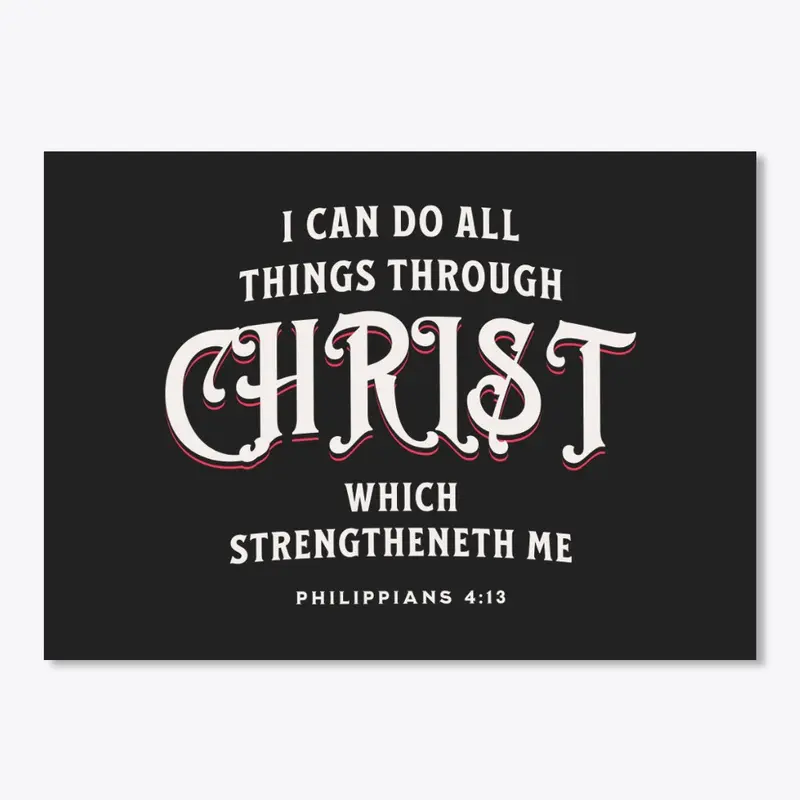 All Things through Christ